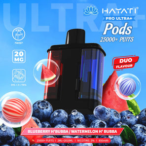 Hayati Pro Ultra Plus 25000+ Pods | 5 PACK - Discount Vapes
