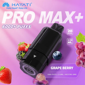 Hayati Pro Max Plus 6000+ Pods | 5 PACK - Discount Vapes