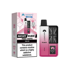 Hayati Rubik 7000+ | 5 PACK - Discount Vapes