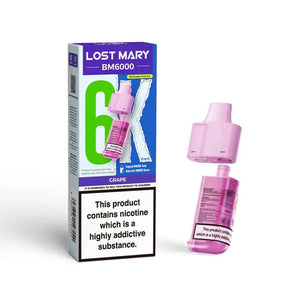 Lost Mary BM6000 New Edition Pods | 5 PACK - Discount Vapes