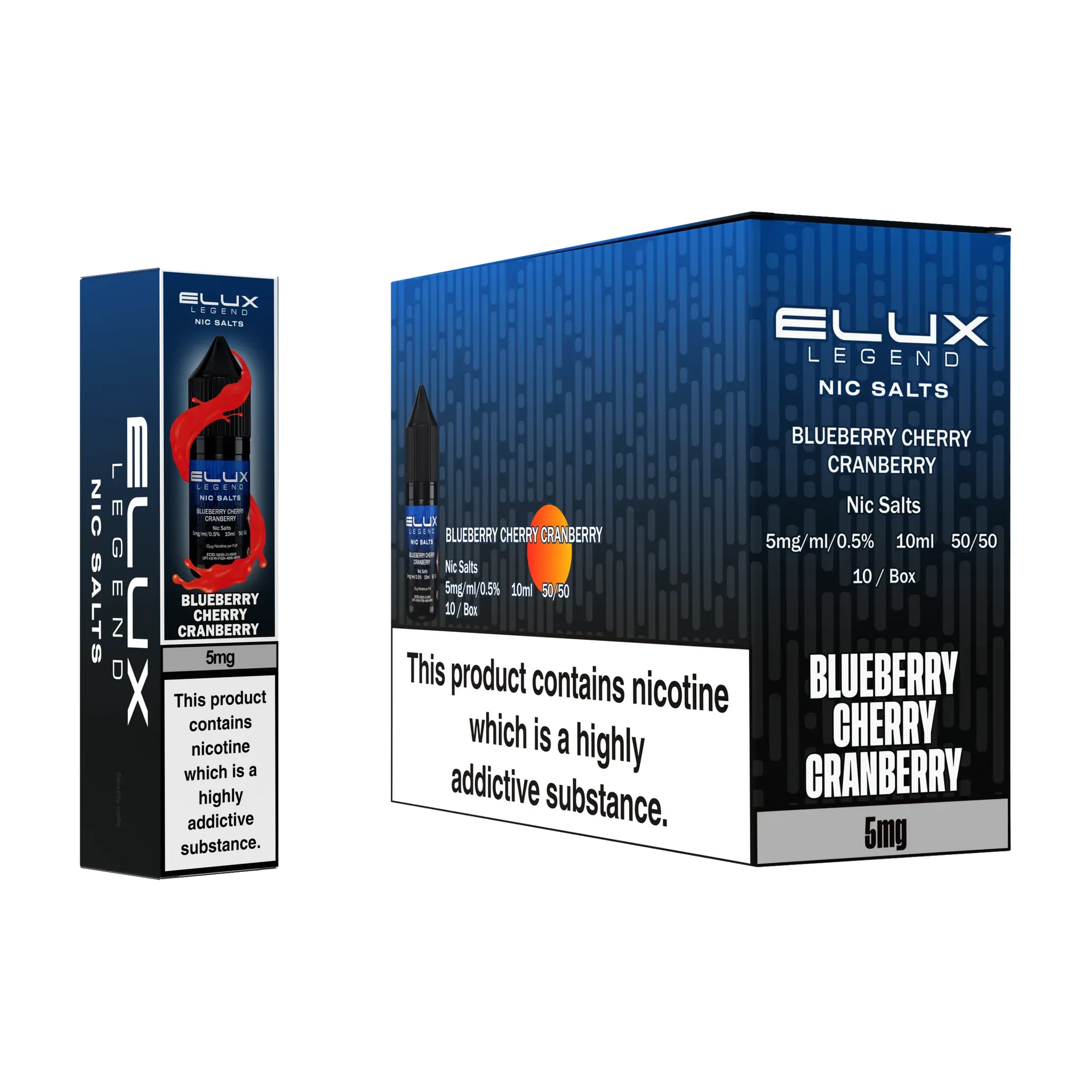 Elux Nic Salts 5mg | 10 PACK - Discount Vapes