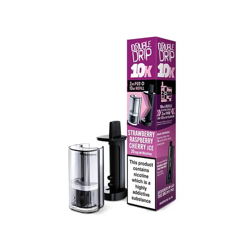 Double Drip 10k Prefilled Pods | 5 PACK Pods