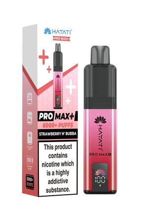 Hayati Pro Max Plus 6000+ | Single Bar - Discount Vapes