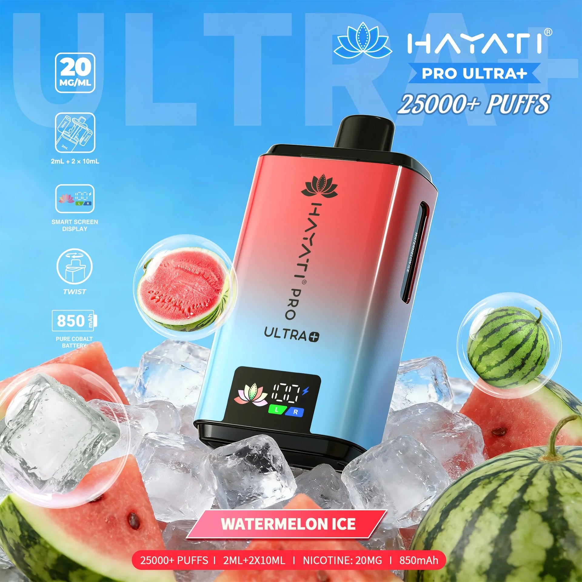 Hayati Pro Ultra Plus 25,000+ | 5 PACK