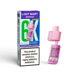 Lost Mary BM6000 New Edition Pods | 5 PACK - Discount Vapes